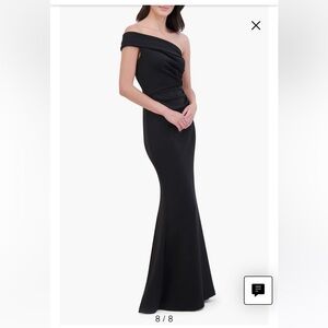 Off The Shoulder Fit and Flare Gown